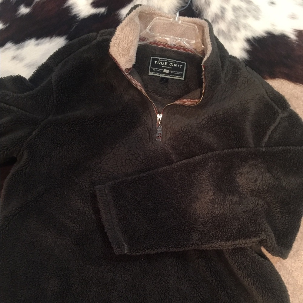 True Grit Olive Green Pullover Size Men’s Medium